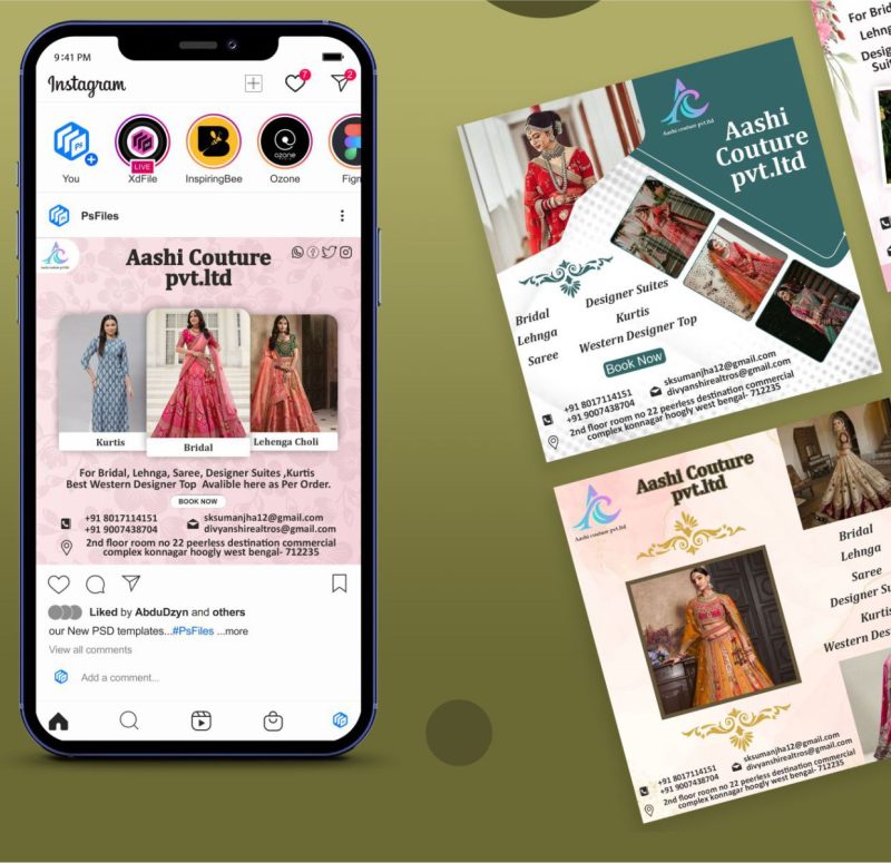Social Media post And Marketing